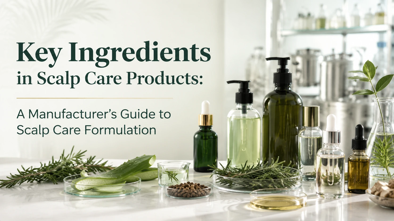 Nøkkelingredienser i private label hodebunnspleieprodukter: En produsentveiledning til hodebunnsp...